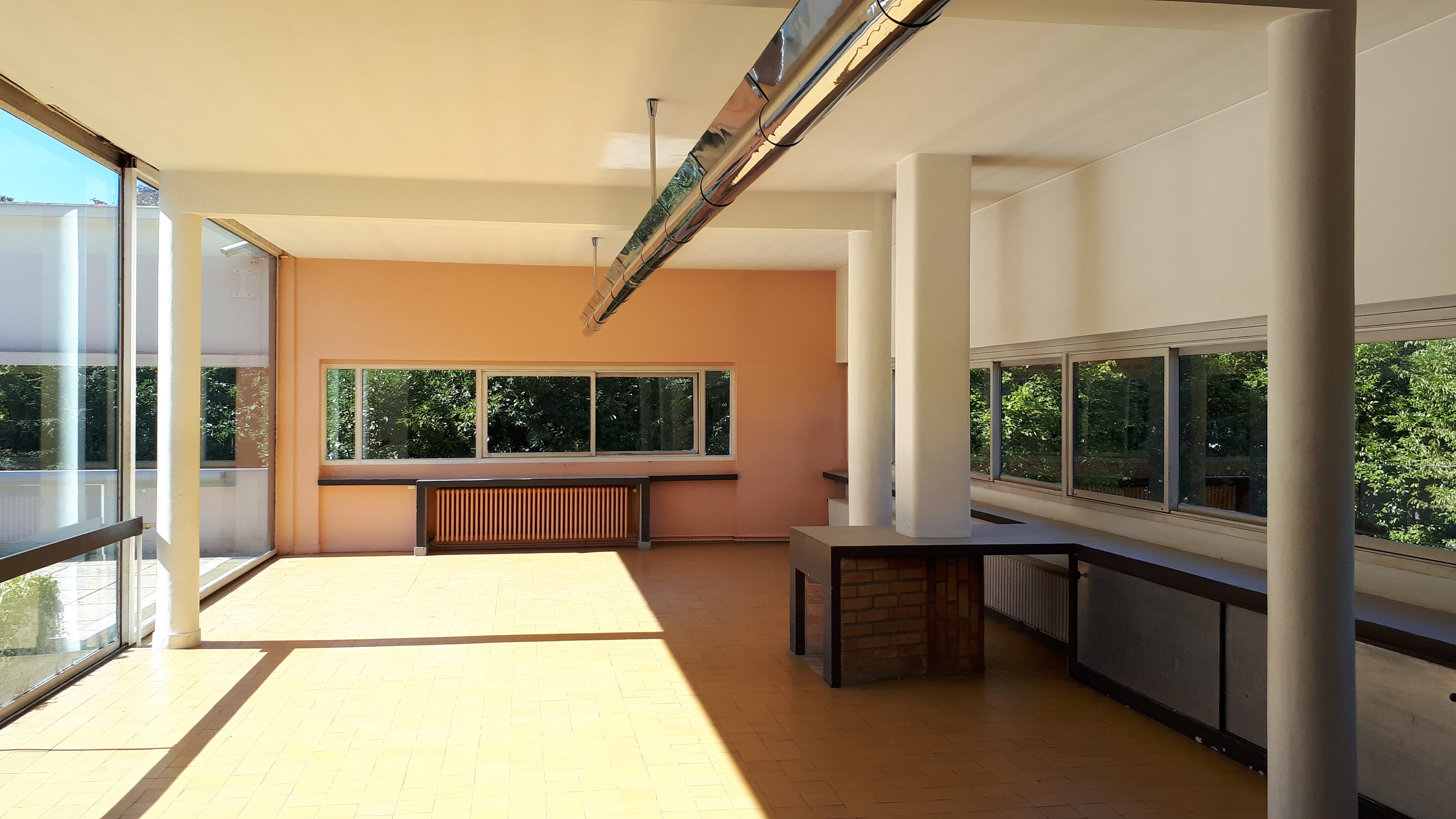 Villa Savoye - livingroom