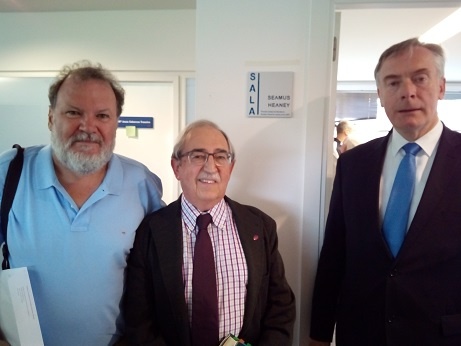 Dr. Clark and Prof. de Toro with former Ambassador of Ireland to Spain David Cooney