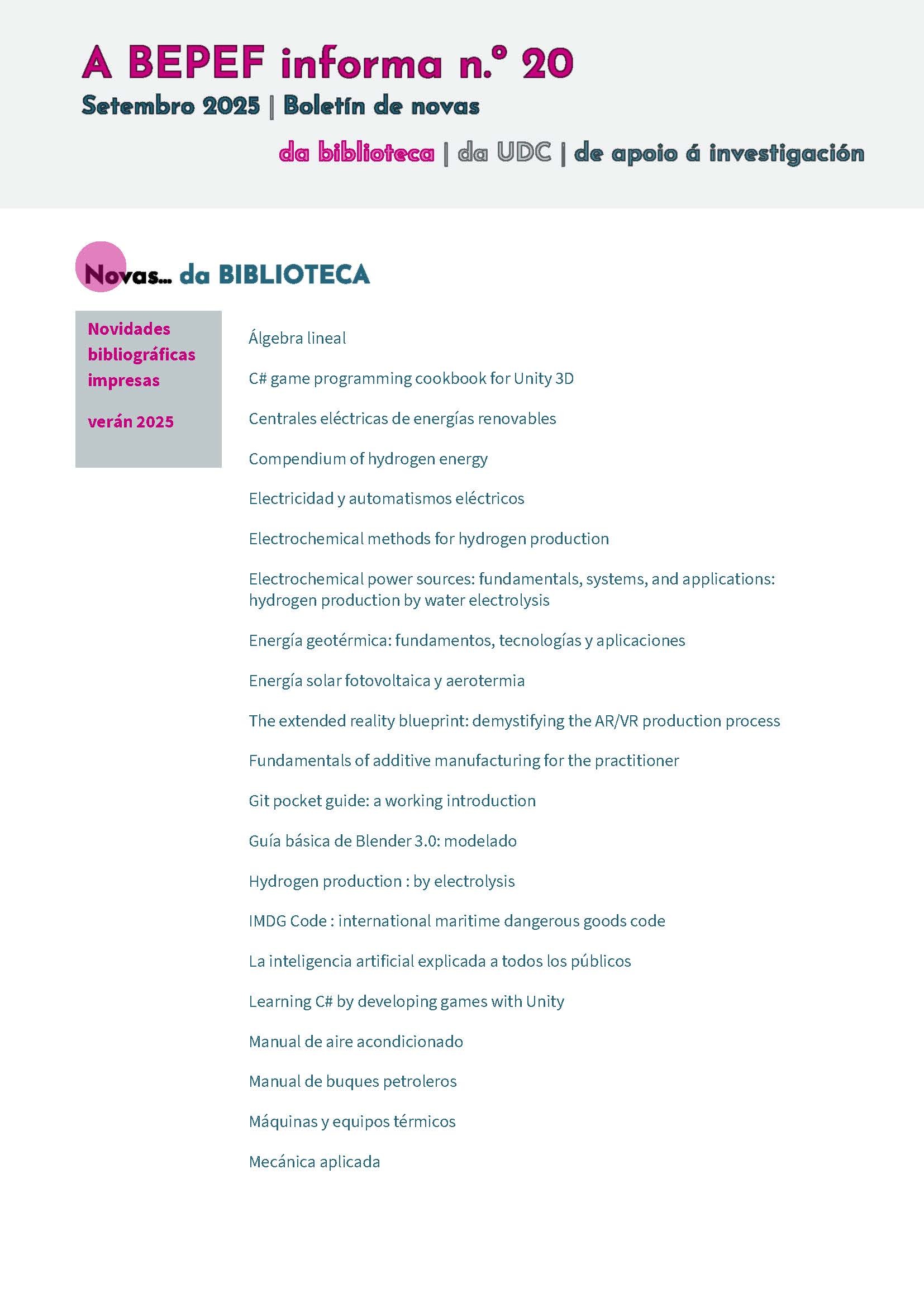 BEPEF informa 20