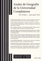 portada da revista Anales de Geografía de la Universidad Complutense