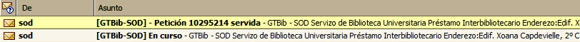 mensajes de gtbib al correo del usuario