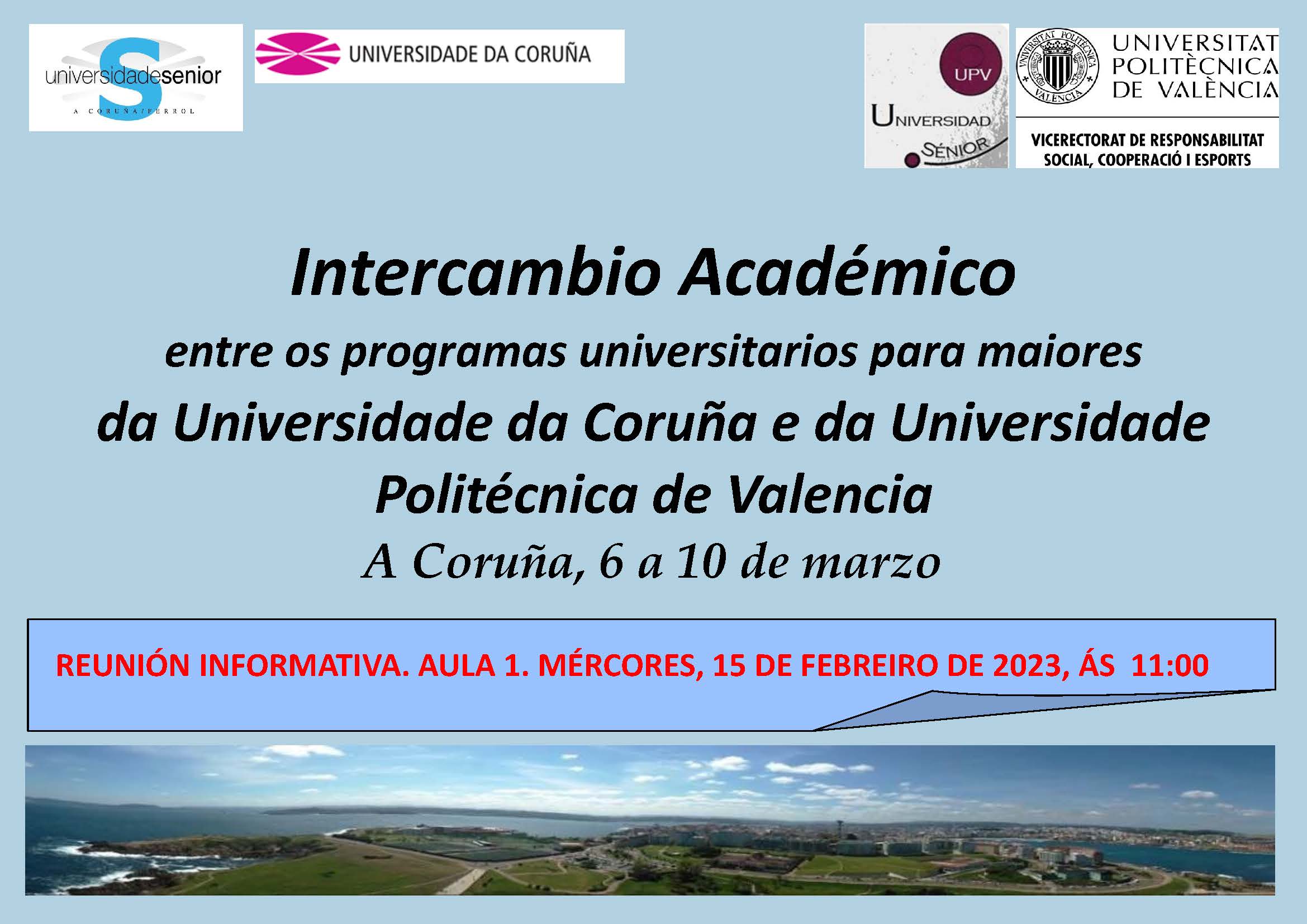 [Intercambio UPV 2023] Cartel Reunión Informativa